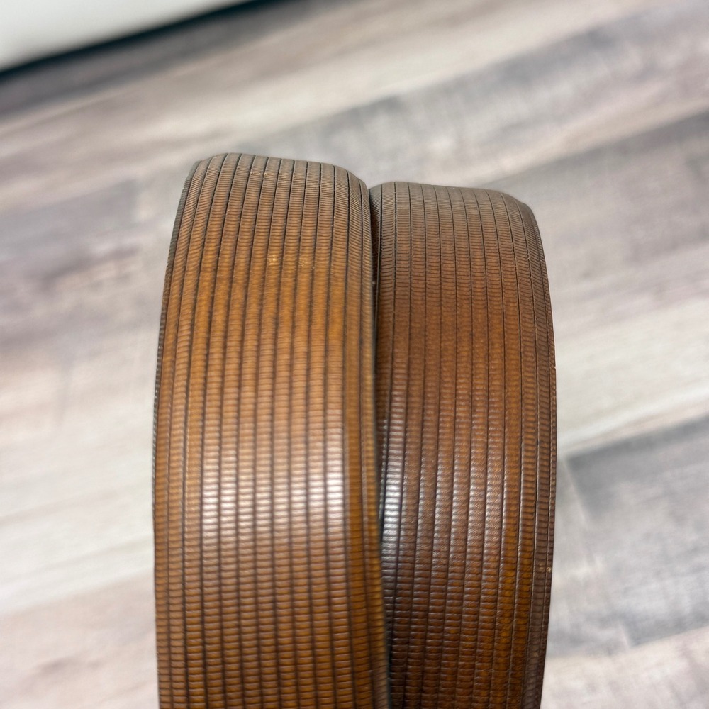 Trafalgar Molina Men Belt Lizard Embossed Italy Old Money Preppy Formal Textured - Picture 2 of 8